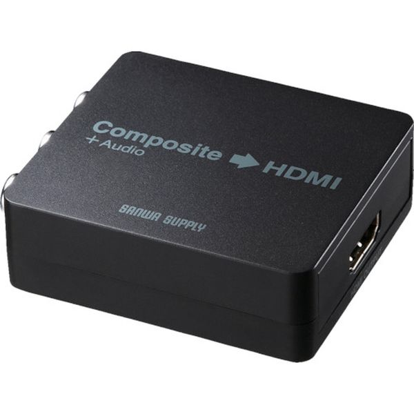VGACVHD4 836-2372 サンワサプライ(株) SANWA 変換コンバーター(コンポジット信号HDMIタイプ)