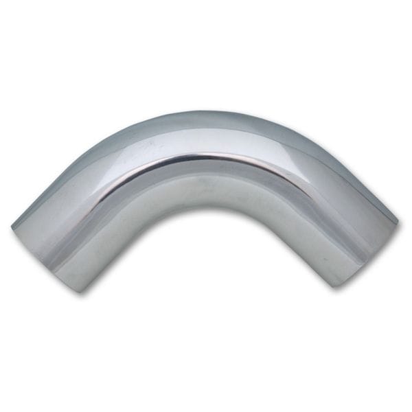 Vibrant 2.5in O.D. Universal アルミニウム Tubing (90 degree ベンド) - Polished