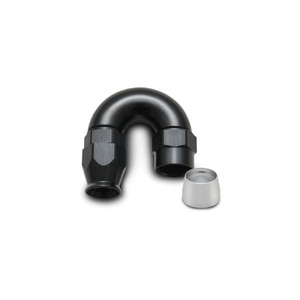 Vibrant 180 Degree High Flow ホースエンド フィッティング for PTFE Lined ホース -12AN