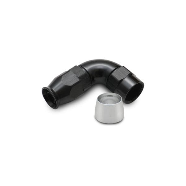 Vibrant 90 Degree High Flow ホースエンド フィッティング for PTFE Lined ホース -16AN