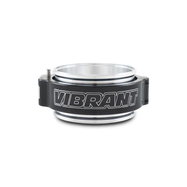 Vibrant 3.5in O.D. Aluminized HD 2.0 クランプ Assy -アルマイト ブラック