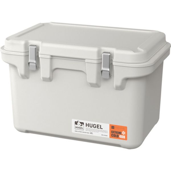 VITC40WA 435-9016 290519 HUGEL 真空断熱クーラーボックス 40L ホワイトアッシュ