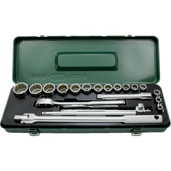 VO4151 376-7337 旭金属工業(株) ASH ソケットレンチセット12.7□×20PCS