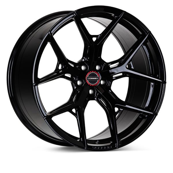 Vossen HF-5 20x12 / 5x120.65 / ET48 / Super Deep / 70.3 CB - Gloss Black Wheel