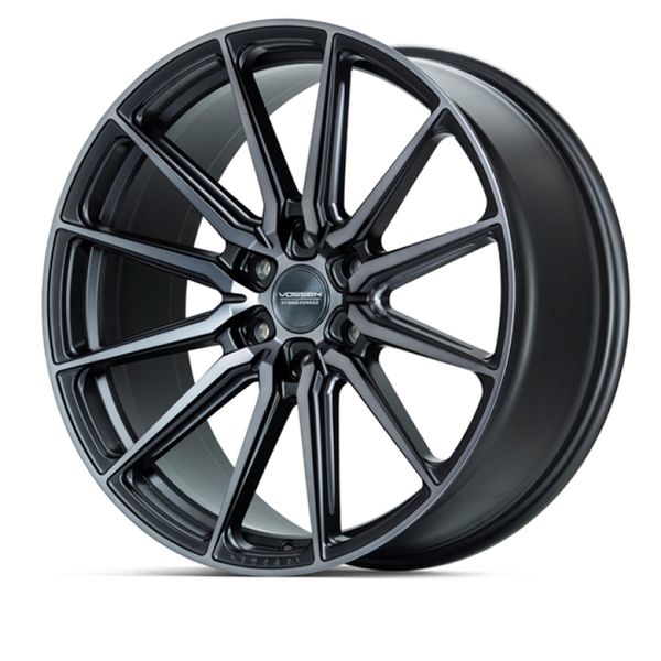 Vossen HF6-1 24x10 / 6x135 / ET25 / Deep Face / 87.1 - Tinted Matte Gunmetal Wheel
