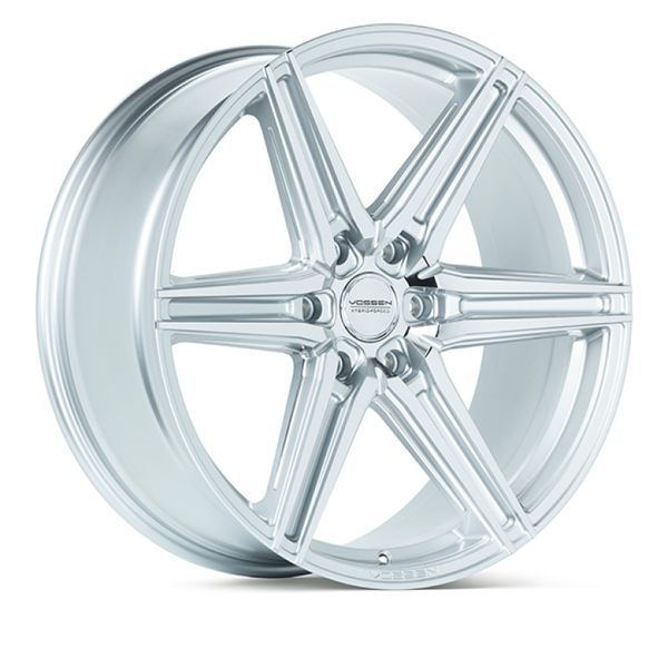 Vossen HF6-2 22x9.5 / 6x135 / ET20 / Deep Face / 87.1 - Silver Polished Wheel