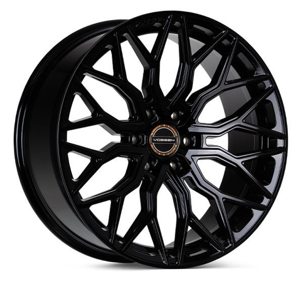 Vossen HF6-3 22x9.5 / 6x135 / ET20 / Deep Face / 87.1 - Gloss Black Wheel