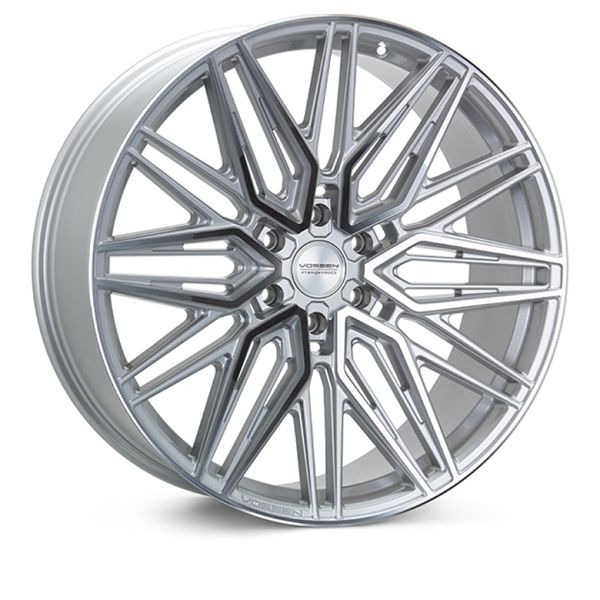 Vossen HF6-5 26x10 / 6x135 / ET35 / Deep / 87.1 CB - Silver Polished Wheel