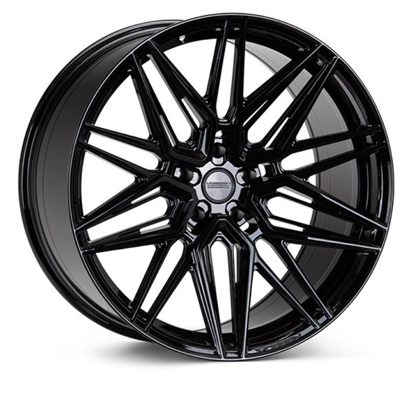Vossen HF-7 21x11.5 / 5x130 / ET50 / Deep Face / 71.6 - Gloss Black Wheel