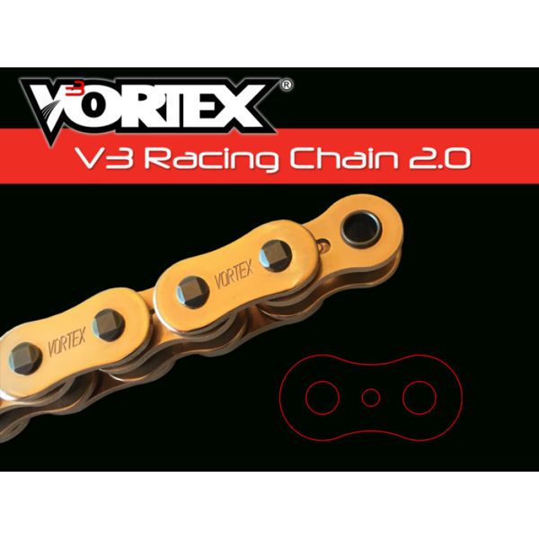 Vortex Racing V3 2.0 Chain 520SX3-120- Gold
