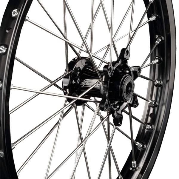 W41-23111 ズィーウィール Z-WHEEL アステライトハブ フロント 01年以降 KX100、KX85 黒
