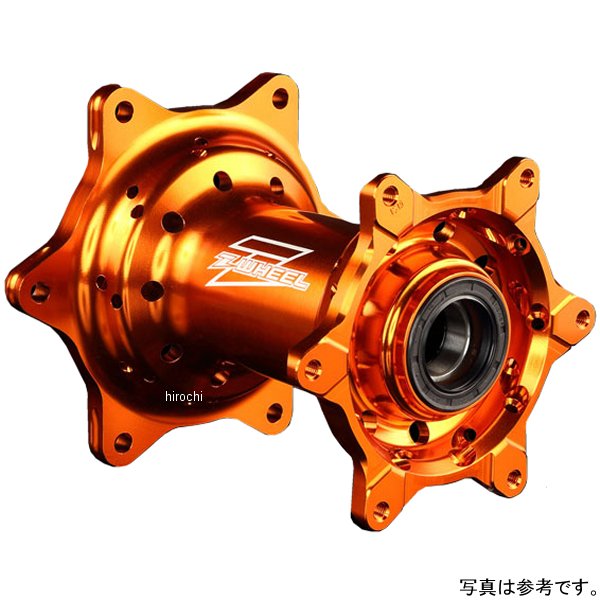 W41-51217 ズィーウィール Z-WHEEL アステライトハブ リア 03年以降 SX、EXC、TE、FE オレンジ
