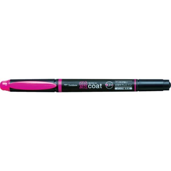 WATC90 855-9905 (株)トンボ鉛筆 Tombow 蛍光マーカー蛍COAT 桃