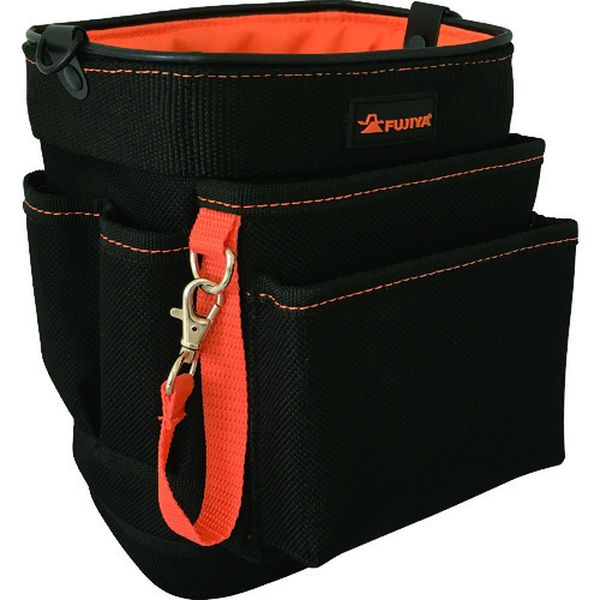 WB23 116-5140 フジ矢(株) フジ矢 布製電工バッグ 3段タイプ