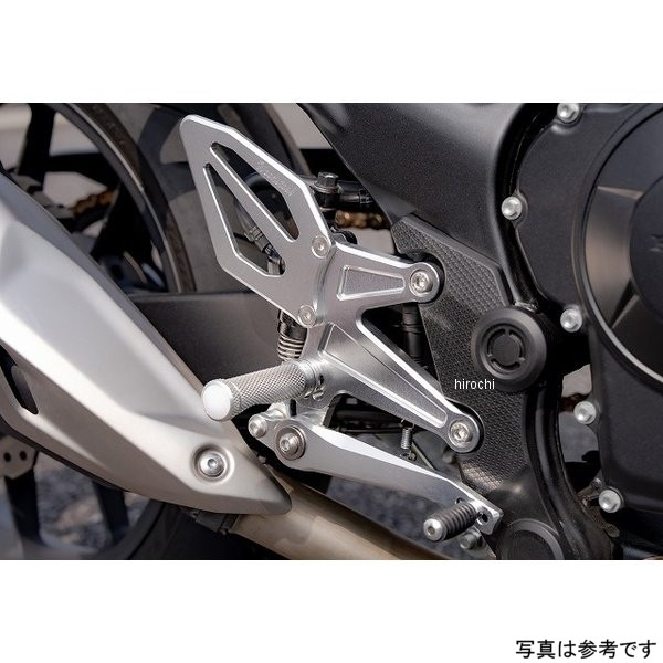 WBS-H19-SL ウッドストック バックステップキット ホンダ CB750ホーネット 25年- オールシルバー