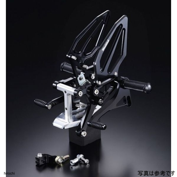 WBS-K32-SL-EP ウッドストック Ninja H2 バックステップキット 耐久ペダル仕様 シルバー