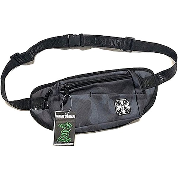 WCC-BAG3 部品屋K&W ウエストコーストチョッパーズ ウエストバッグ グレー