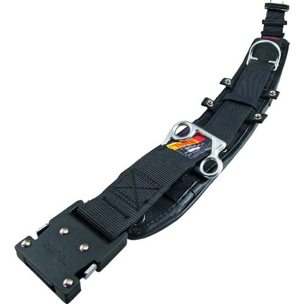 WCXD1WBCS 198-2129 ワークポジショニング用胴当てベルトカーブ アルミワンタッチバックル黒 Sサイズ