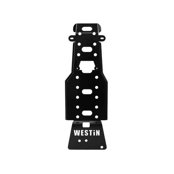 Westin/Snyper 07年-11年 Jeep ラングラー トランスミッション Pan Skid Plate - Textured ブラック