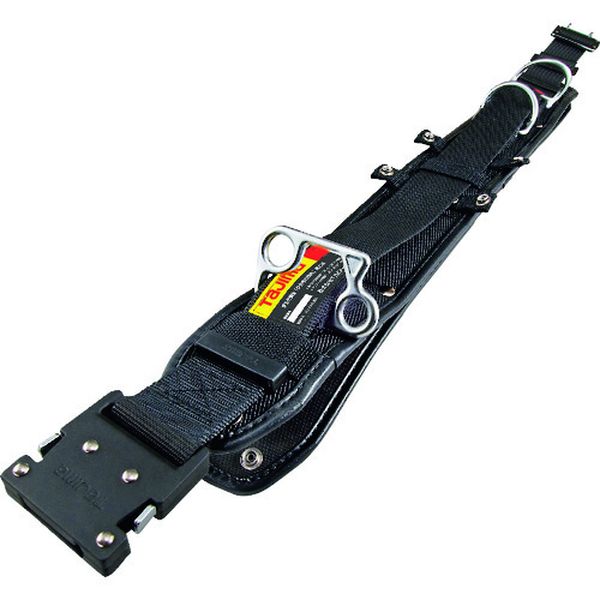 WFXD2WBM 198-2127 ワークポジショニング用胴当てベルトフラット アルミワンタッチバックル黒 Mサイズ