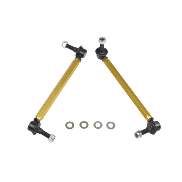 Whiteline 05年以降 マスタング クーペ 8cyl (Inc シェルビー GT/ GT500) フロント Swaybar Link Kit H/Duty Adj Steel Ball