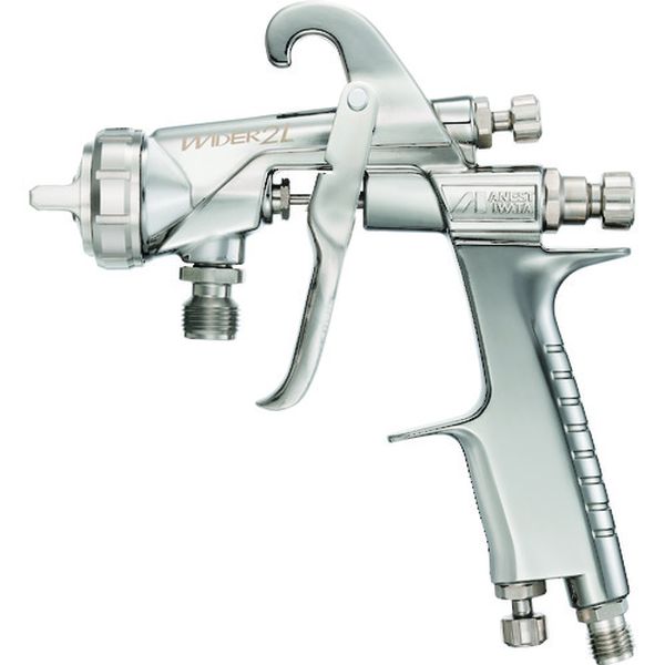 WIDER1L12G2P 204-4842 スプレーガン(圧送式) 金属・木工・樹脂塗料用 ノズル口径Φ1.2