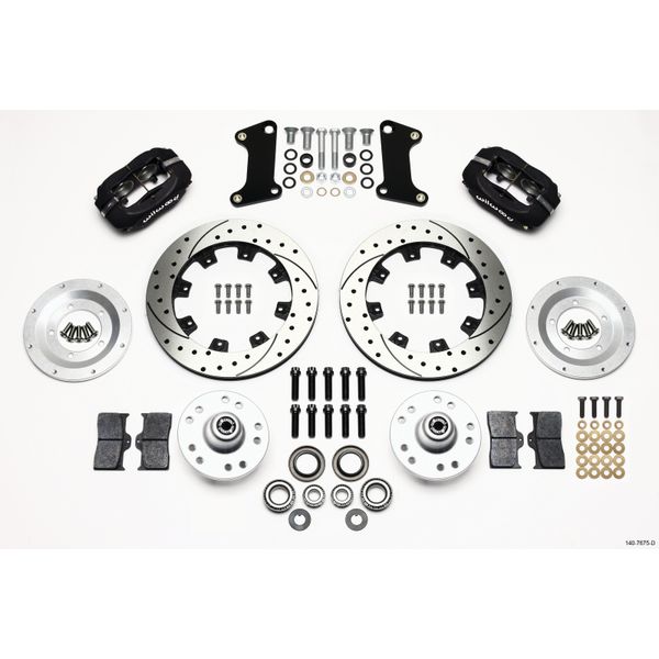 Wilwood Forged Dynalite フロント Kit 12.19in Drilled 67-69 Camaro 64-72 Nova Chevelle