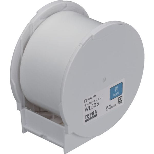 WL50B 396-0480 JIM ラベルプリンタ用テープカートリッジ Grandテープカートリッジ 青50