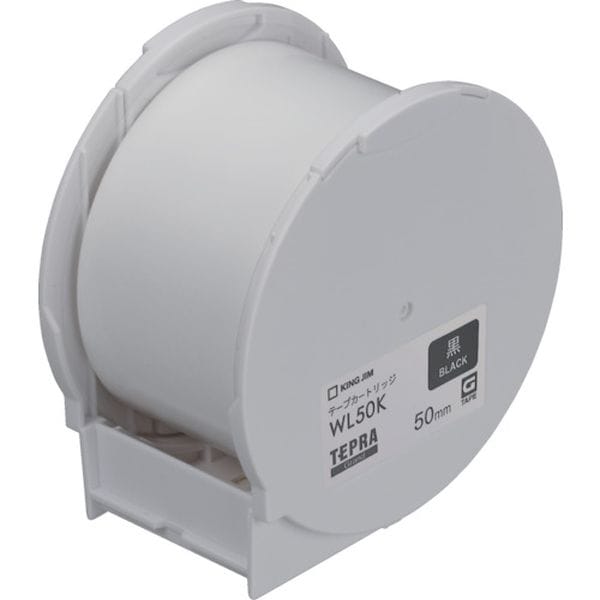 WL50K 396-0501 JIM ラベルプリンタ用テープカートリッジ Grandテープカートリッジ 黒50