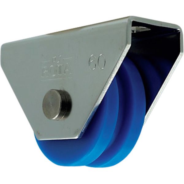 WMS0606 368-2870 (株)ヨコヅナ ヨコヅナ ロタ・MC防音重量戸車 60mm H型