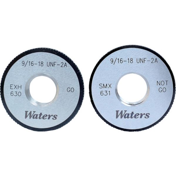WR836UNF2A ウォーターズ社 WATERS ユニファイねじ用リングゲージ(UNF) 呼び寸法(mm)NO.8