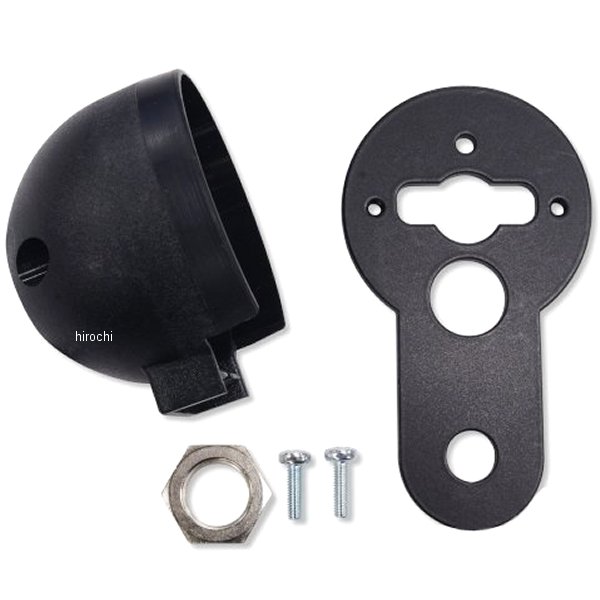 WWC-19-564 ガッツクローム 48mm 機械式スピードメーター用 マウンティングキット ブラック