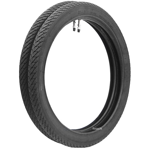 X80021 井上ゴム工業 IRC 自転車用タイヤ 74型 18×1.75 H/E 2本セット チューブ付き