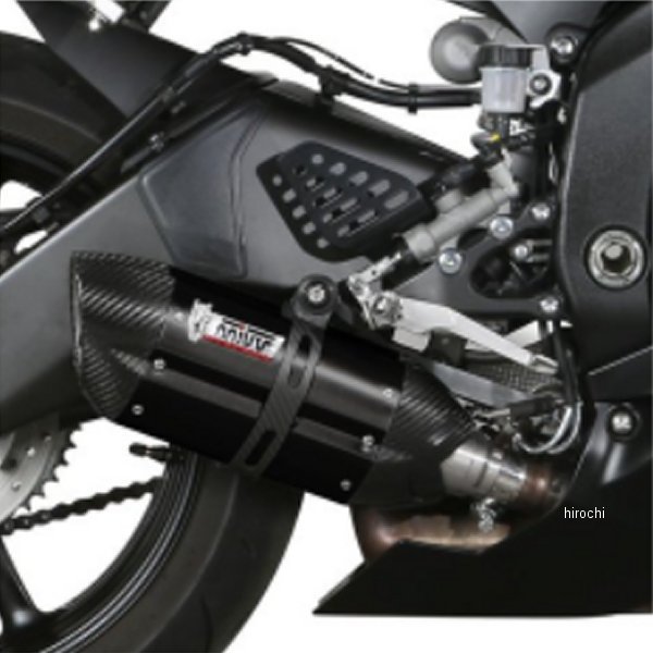 Y.063.L9 Mivv スリップオンマフラー SUONO 17年-21年 YZF-R6 ブラックステンレス