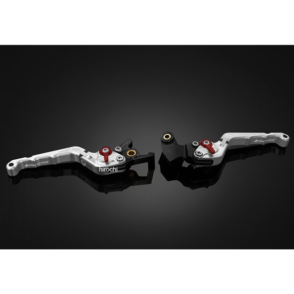 Y0391-SLV バイカーズ BIKERS レバーセット 可倒式 カーブタイプ シルバー 23年-24年 ヤマハ YZF-R125
