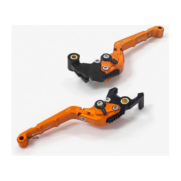 Y0539-OGD バイカーズ BIKERS レバーセット 可倒式 カーブタイプ オレンジゴールド 15年-25年 ヤマハ YZF-R25