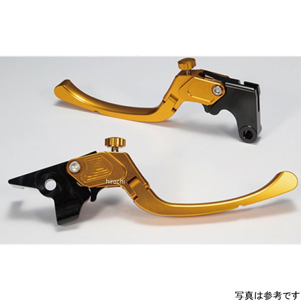 YA044-105-1102 ユーカナヤ U-KANAYA ビレットレバーセット クイックタイプ ミドル NMAX ゴールド