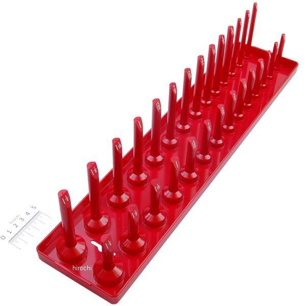 YA12FR スナップオン Snap-on ポスト付きソケットホルダー 1/2インチ ドライブ レッド (3/8インチ-1-1/4インチ サイズレンジ)