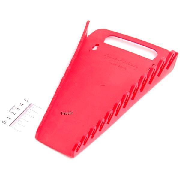 YA381SG12 スナップオン Snap-on ブルーポイント スタンダード ソフトグリップレンチオーガナイザー レッド (12レンチを保持している)