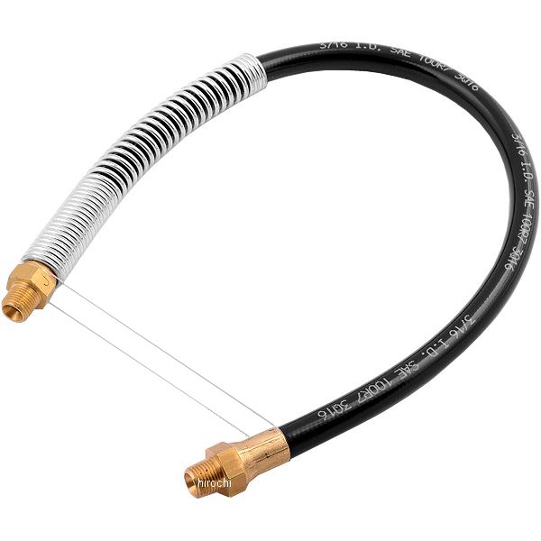 YA752 スナップオン Snap-on ブルーポイント フレックスホイップ ホース 1/8インチNPT (凸型) 18インチ (電動と手動のグリースガン用)