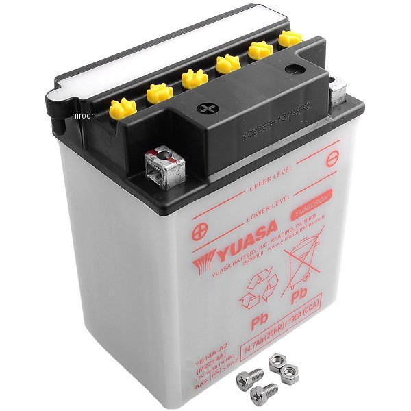 YB14A-A2 YUAM2214A ユアサ バッテリー 開放型 YB14A-A2