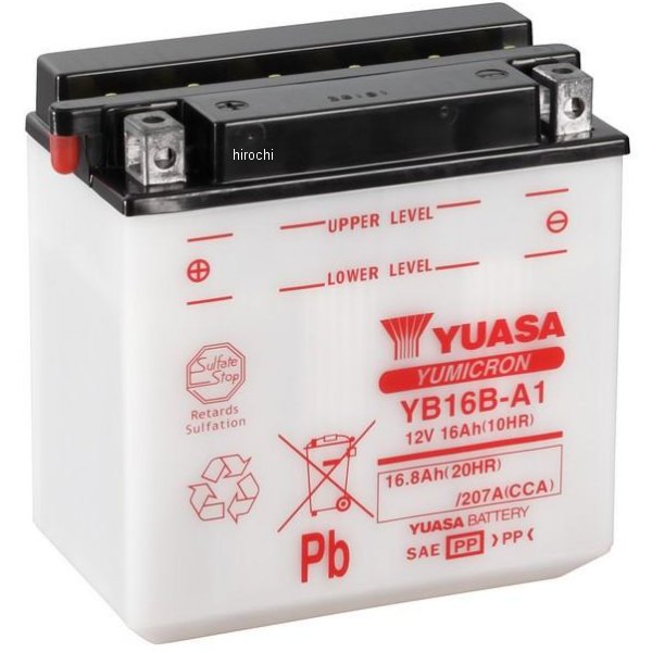 YB16B-A1 YUAM22161 ユアサ YUASA バッテリー 開放型 YB16B-A1