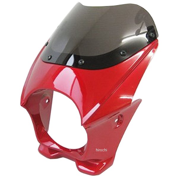 YJ55-7606R マッドマックス MAD MAX 汎用ビキニカウル φ130 赤