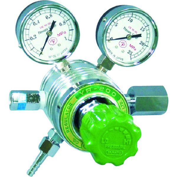 YR200RD12HG05CH4 434-6670 フィン付調整器 メタンガス用 YR-200-R-D-12HG05