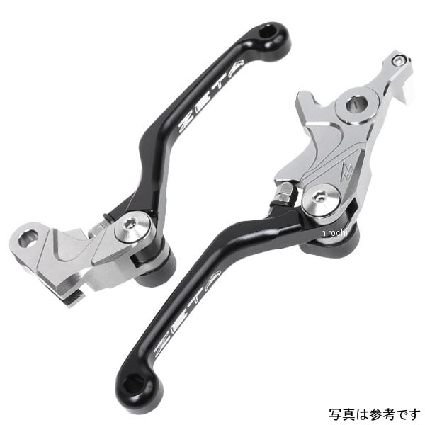 ZE44-5021 ジータ ZETA  ピボットレバーセット 3FI CP 19年-20年 ホンダ CRF450L 黒
