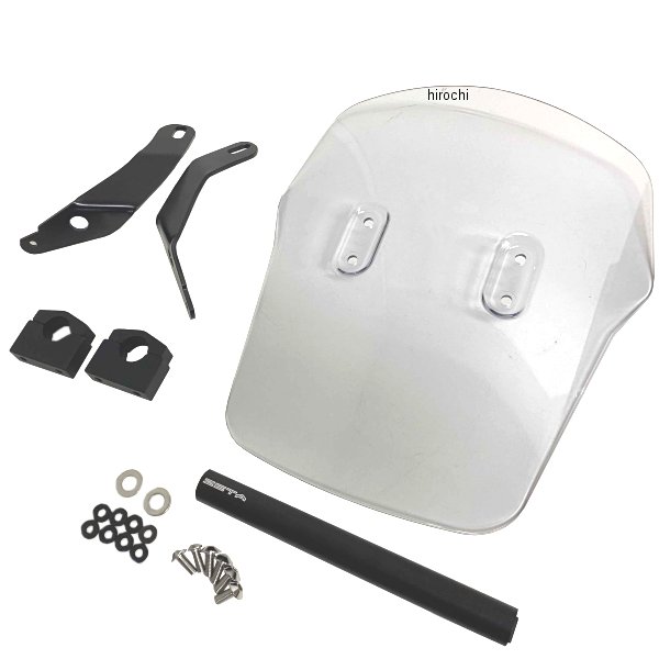 ZE70-1011 ジータ ZETA アドベンチャーウインドシールド 13年-21年 クロスカブ110 ライトスモーク