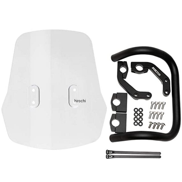 ZE70-1031 ジータ ZETA アドベンチャー ウィンドシールド ハンターカブ CT125 20年-23年 ライトスモーク