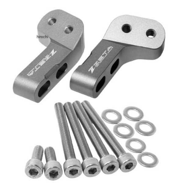 ZE71-1823 ジータ ZETA アーマーガードパーツ CNC ハンドガードマウント サイドタイプ 19年-20年 CRF450L チタン