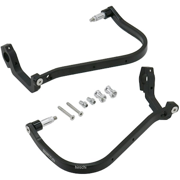 ZE72-6051 ジータ ZETA アーマーハンドガード アドベンチャー 21年-22年 CRF250L、CRF250ラリー 黒