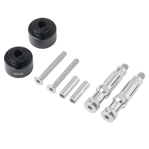 ZE72-6910 ジータ ZETA アドベンチャー アーマーハンドガード用 リプレースメントバーエンドキット CT125、CC110 黒